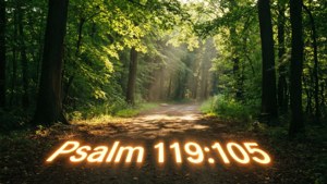 Forest Path Psalm 119:105