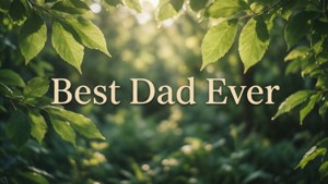 Forest Serenity Dad