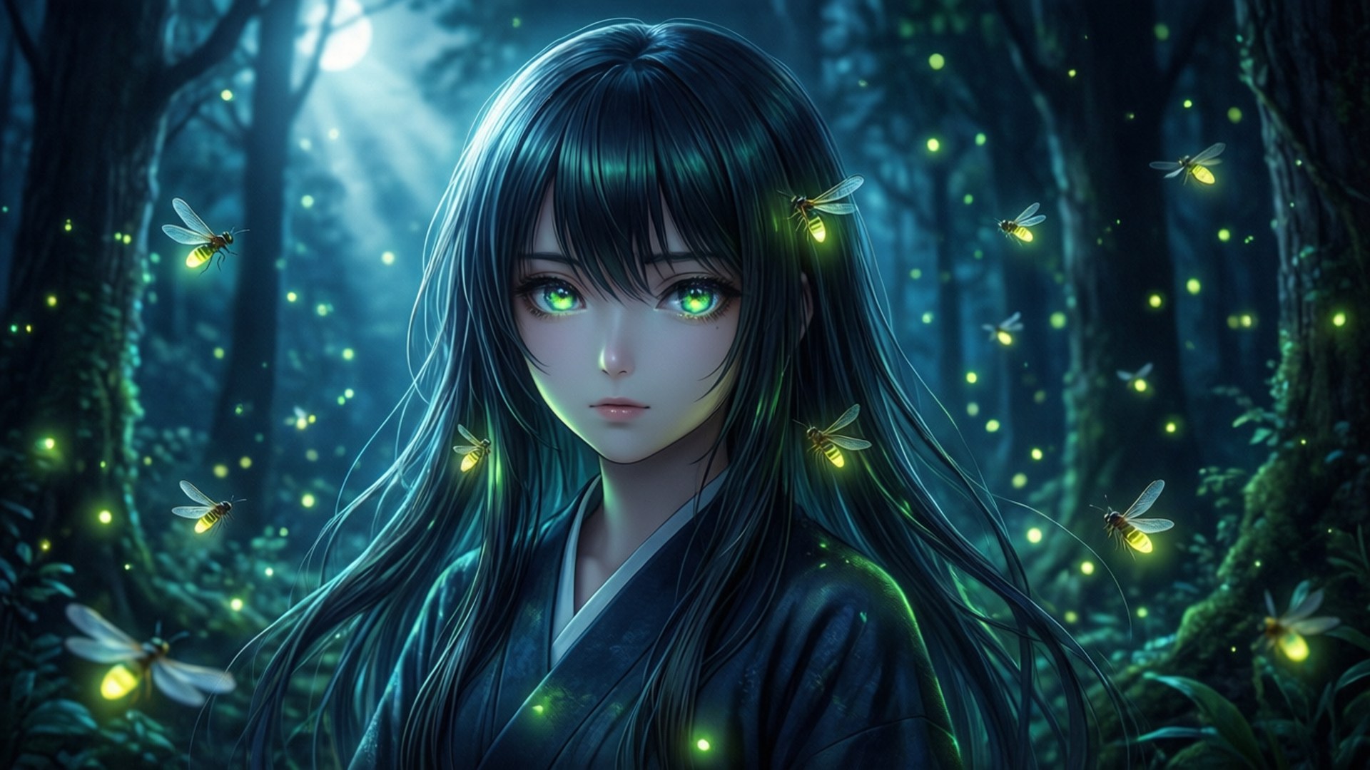 Forest Spirit Girl by Wallpapers.art Studio