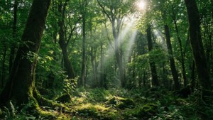 Forest Sun Rays