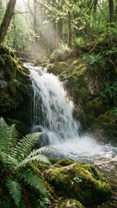 Forest Waterfall