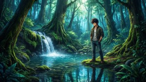 Forest Waterfall