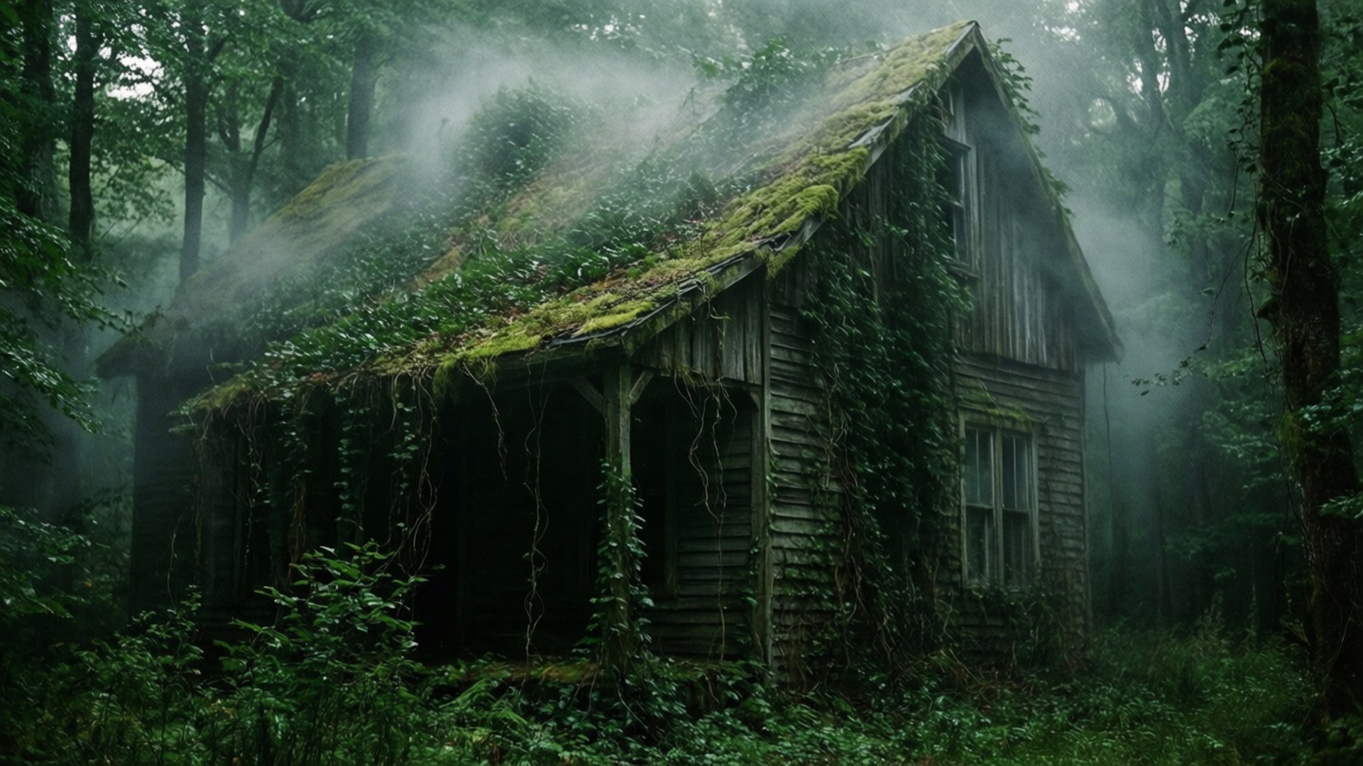 Forgotten Cabin by Wallpapers.art Studio