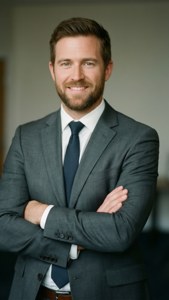 Formal Grey Suit Portrait
