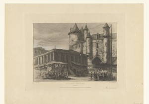 Fort Grand Châtelet en marktplein in Parijs