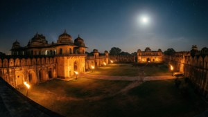 Fort Under Moonlight