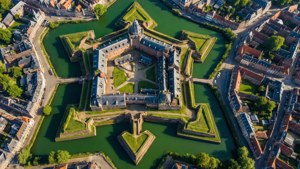 Fortress Meppel from Above