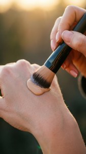 Foundation Swatch on Skin