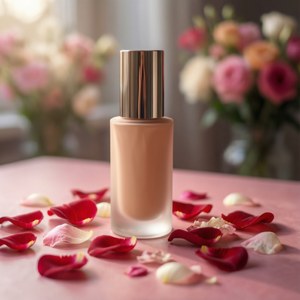 Foundation with Floral Petals