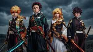 Four Heroes Stand