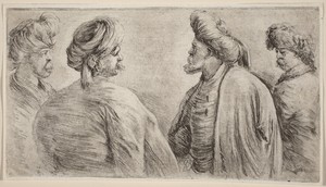 Four Turks Wearing Turbans