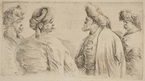 Four Turks Wearing Turbans