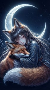 Fox Girl Dreaming