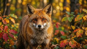 Fox in Autumn