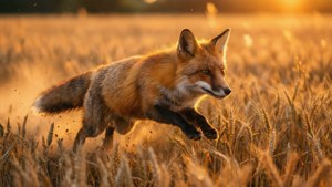 Fox in the Wheat Field