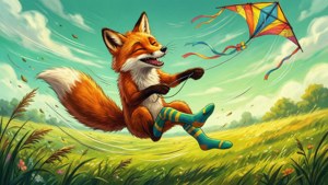 Fox Kite Flying