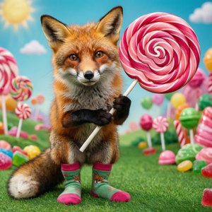 Fox Lollipop Candyland