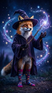 Fox Wizard Spell