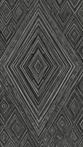 Fractal Parallelogram Monochrome