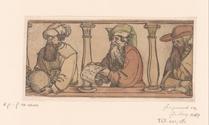 Fragment van een fries met de Zeven Wijzen