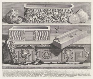 Fragmenten uit de graftombe tegenover de Sint-Sebastiaan buiten de Muren te Rome