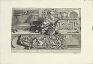 Fragmenten uit de Tombe van Caecilia Metella te Rome