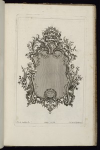 Frame with Mascaron and Fantasy Crown