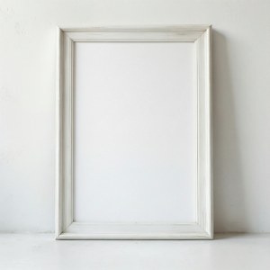 Framed White Poster