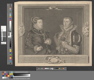Frances Dutchess of Suffolk and her Husband Adrian Stokes Esqr.