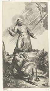 Franciscus van Assisi ontvangt stigmata van Christus
