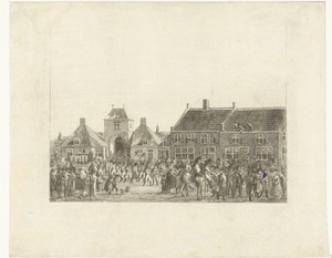 Franse troepen trekken Breda binnen, 1793