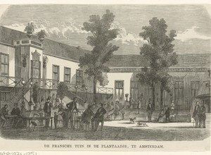 Franse tuin in het Park aan de Plantage Parklaan te Amsterdam
