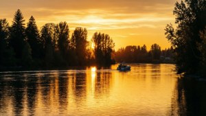 Fraser River Sunset