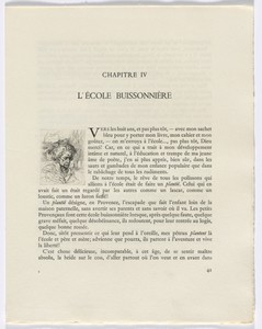 Frédéric Mistral: Mémoires et Recits by Frédéric Mistral: bust of a woman (page 41)