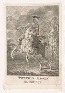 Frederik de Grote te paard
