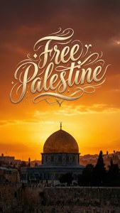 Free Palestine Calligraphy