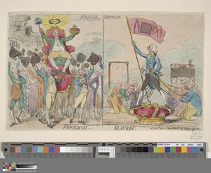 Freedom (France) - Slavery (Britain)