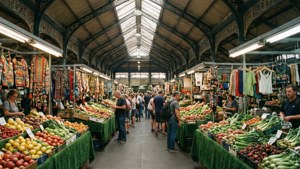 Fremantle Market Bustle