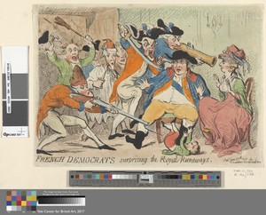 French Democrats Surprizing the Royal-Runaways