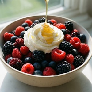 Fresh Berries with Cream