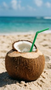Fresh Coconut Water Caribbean