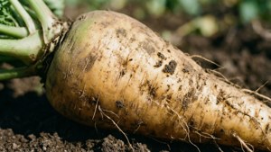 Freshly Harvested Parsnip