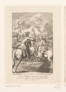 Friedrich III op het slagveld tijdens de negenjarige oorlog