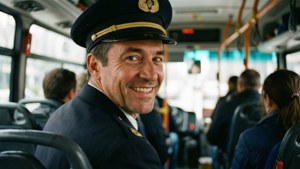 Friendly Bus Driver