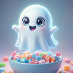 Friendly Ghost Candy