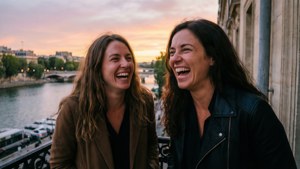 Friends Over the Seine