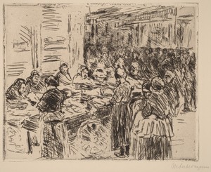 From the Jewish Quarter in Amsterdam: Fishmarket on the Street Corner