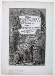 Frontispiece: Della Magnificenza Ed. Architettura Dei Romani