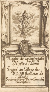Frontispiece for The Rules of the Order of Our Lady