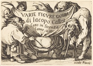 Frontispiece for "Varie Figure Gobbi" (Various Hunchback Figures)